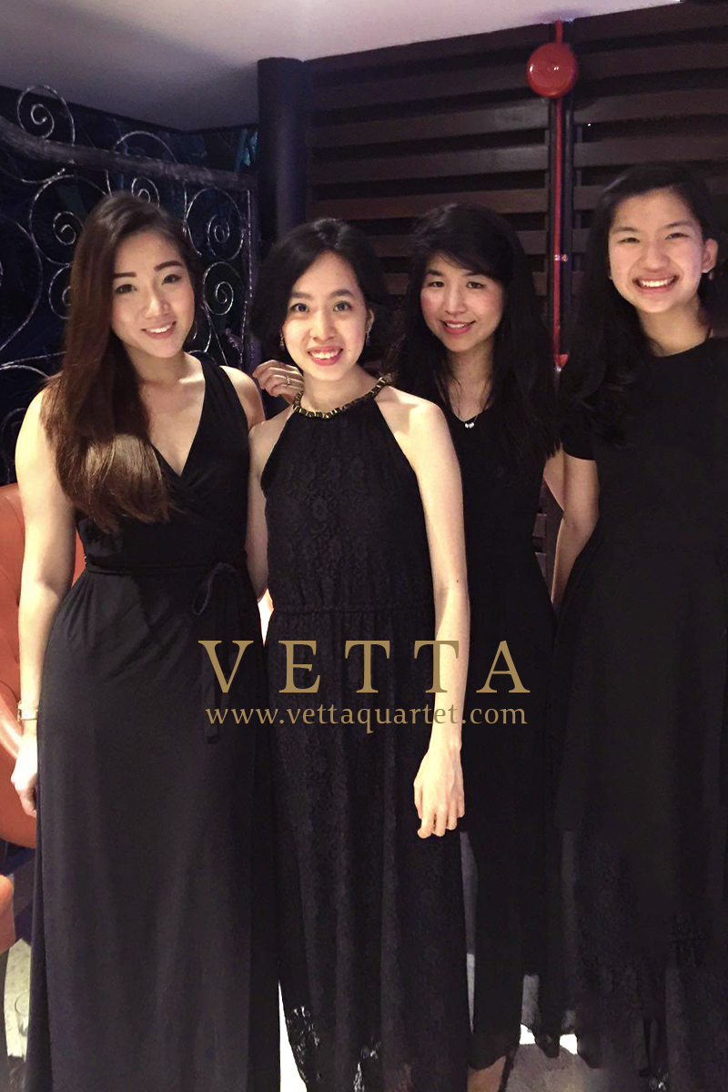 ESTA Quartet rehearsal for AIA Awards ceremony at Marina Bay Sands